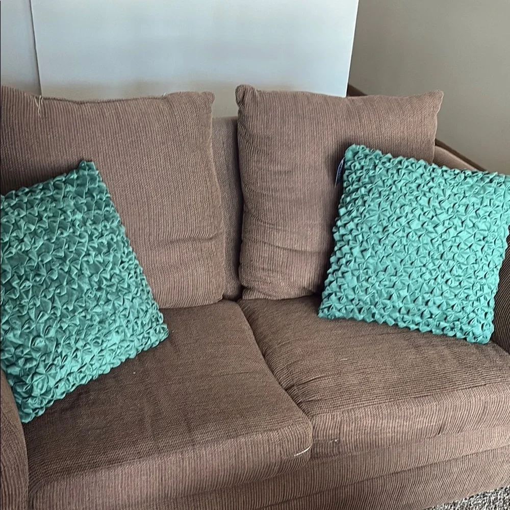 Solaj Home Green Textured Pillow 2pc Set - Picture 2 of 3